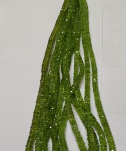 Faceted Heishi Peridot
